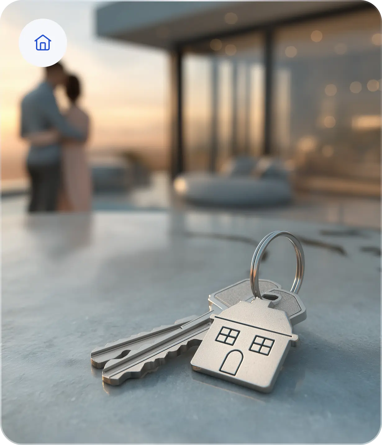 Visual representation of Real Estate use case for AI voice generator